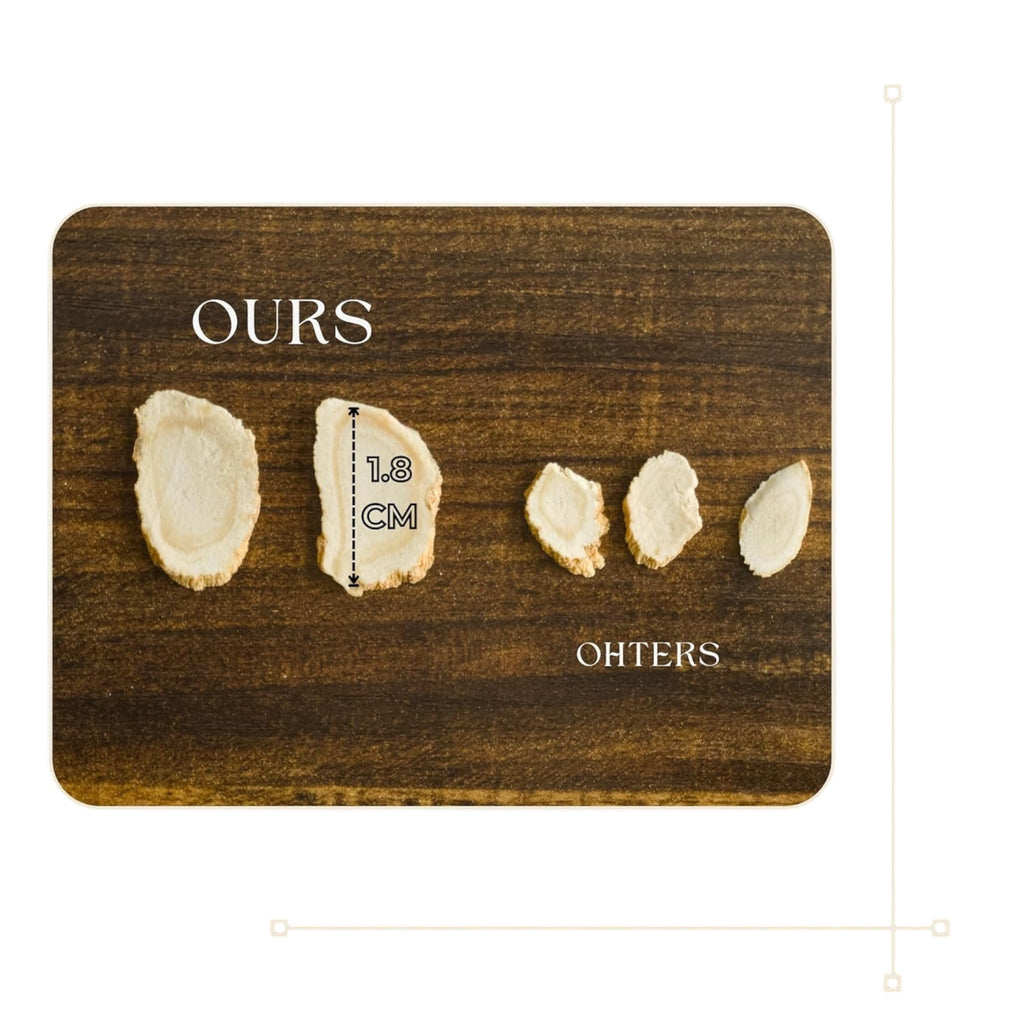 Hand-selected A Grade American Ginseng Slice Medium Size (4 Oz. Box)