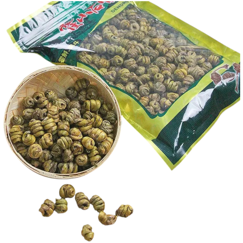 高級霍山石斛 Size Large Premium Dried Dendrobium – Traditional Chinese Herb霍山石斛/Shihu石斛