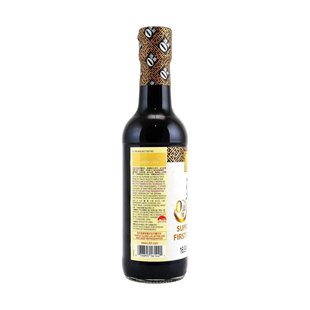 Lee Kum Kee Supreme Authentic First Draw Soy Sauce 16.9 FL OZ (500ml)