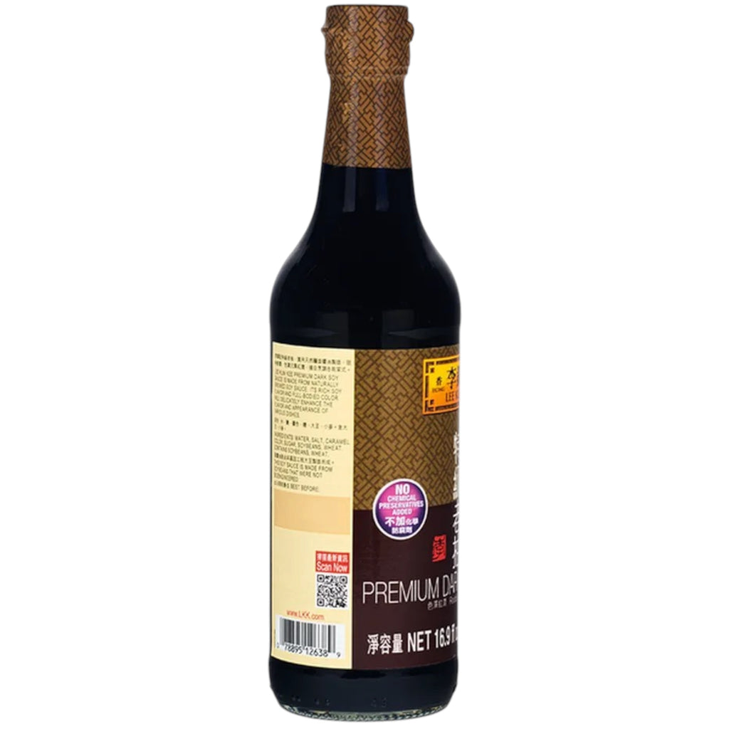 Lee Kum Kee Premium Dark Soy Sauce 16.9 Oz Full-Bodied Naturally Brewed Soy S