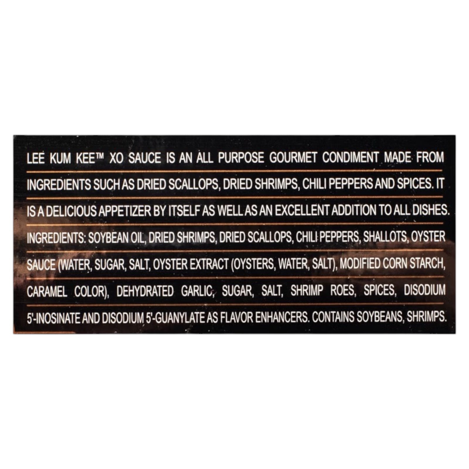 Lee Kum Kee XO Sauce Large Size 7.8 oz