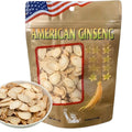 100% Hand Selected American Ginseng Slice Root Ginseng Slice 美国花旗参片
